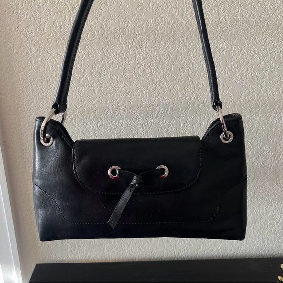 Talbots Handbags - Vintage Genuine Black Leather Handbag
